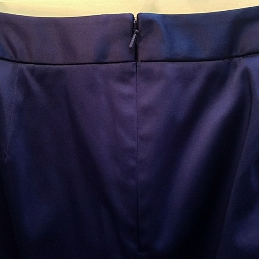 NWT Talbots Blue Shiny Maxi Skirt - Picture 3 of 8